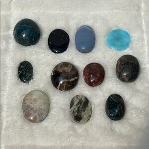 Various Crystal Palm Stones
